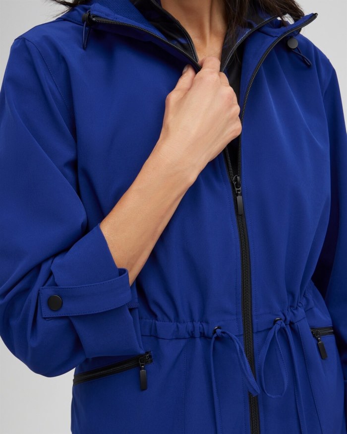 Chicos Zenergy UPF Neema Anorak Jacket - Cobalt Night