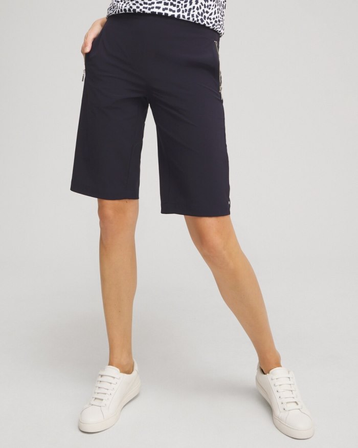 Chicos Zenergy 10" UPF Neema Shorts - Classic Navy